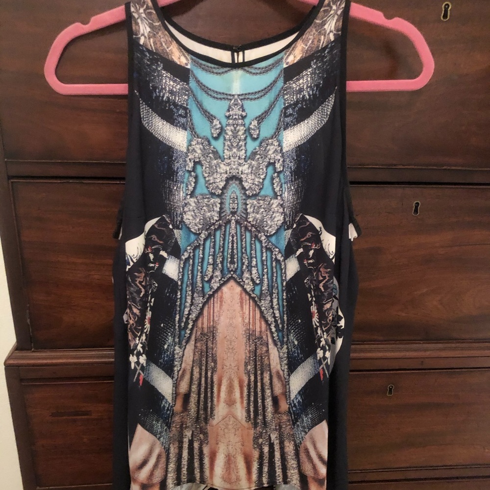 Clover Canyon swing asymmetrical sleeveless tank